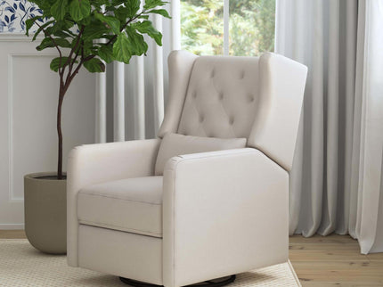 M22487PCMEW,DaVinci,Everly Recliner in Performance Cream Eco-Weave
