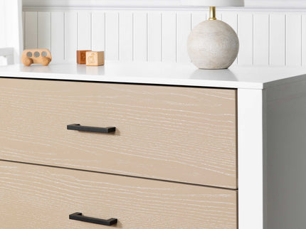 F23223WCWD,Carter's,Radley 3-Drawer Dresser in White & Coastwood