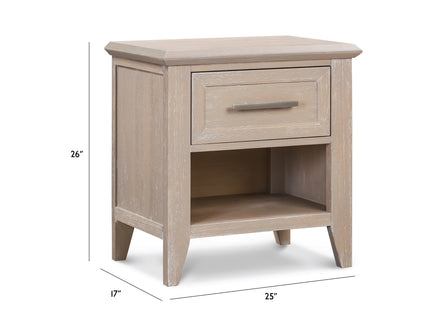 B14460SDB,Monogram by Namesake,Beckett Nightstand in Sandbar