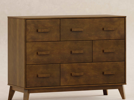 M5826NL,Babyletto,Scoot 6-Drawer Dresser in Natural Walnut