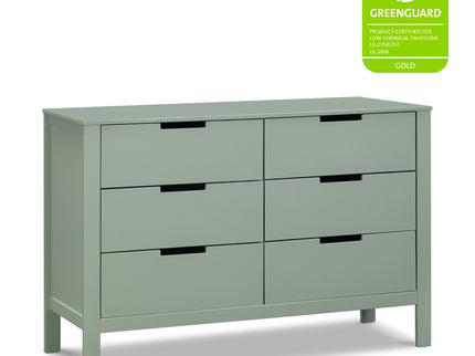 F11926LS,Carter's,Colby 6-Drawer Double Dresser in Light Sage