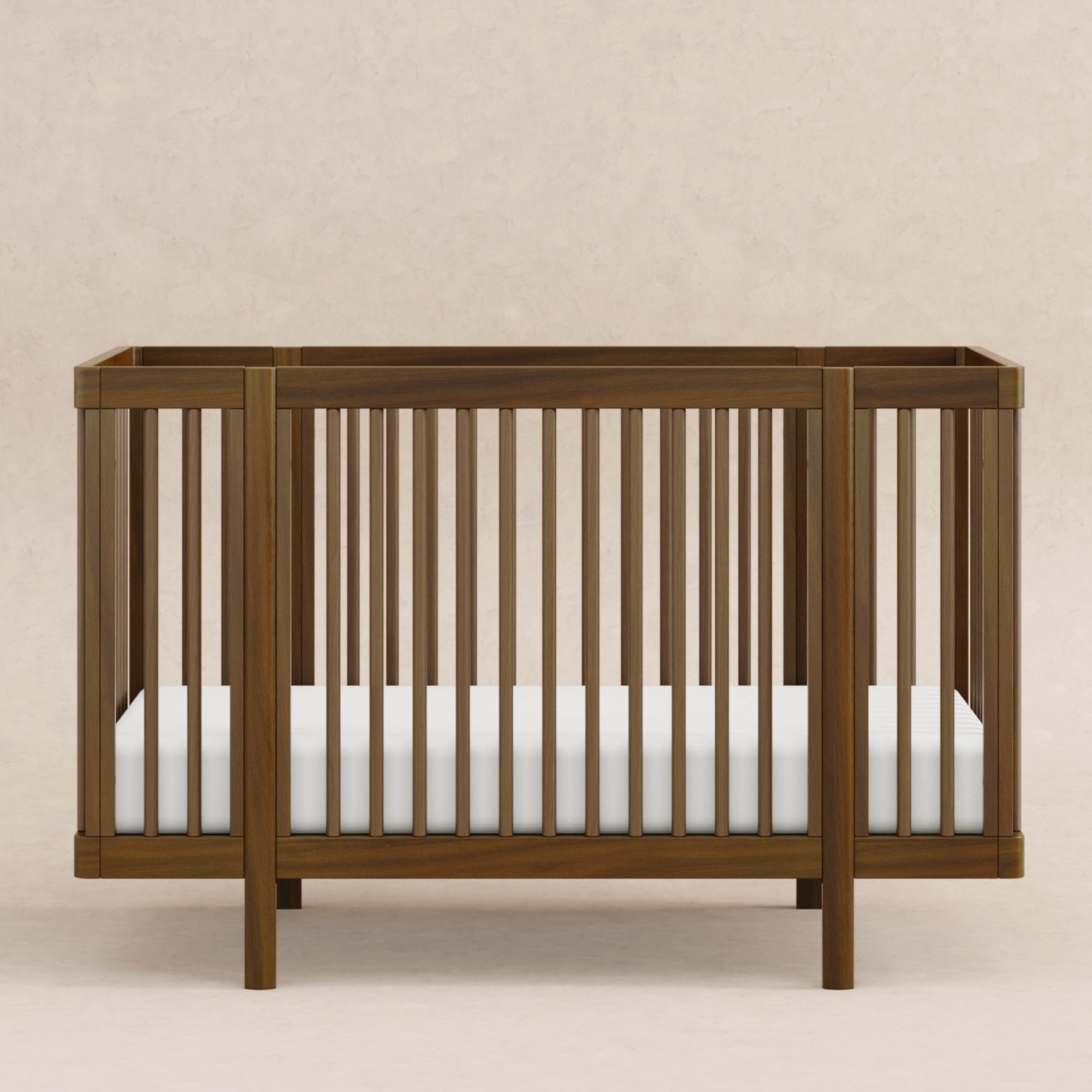 M29880NL,Babyletto,Pogo 8-in-1 Convertible Crib w/All-Stages Conversion Kits in Natural Walnut
