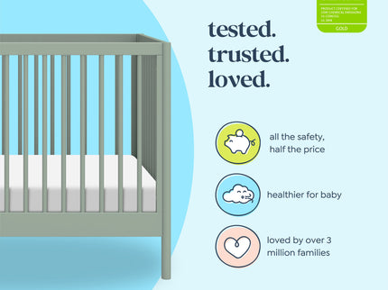 M25101LS,DaVinci,Birdie 3-in-1 Convertible Crib in Light Sage