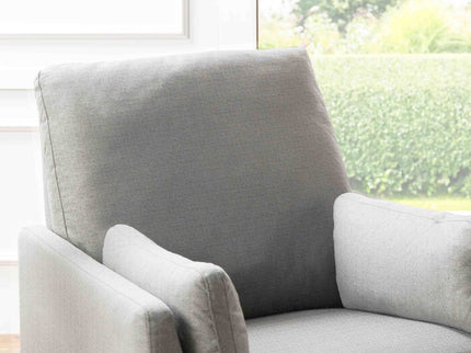 F24687PFTGRY,Carter's,Ethan Swivel Recliner in Performance Grey Linen