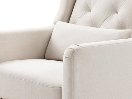 M22487PCMEW,DaVinci,Everly Recliner in Performance Cream Eco-Weave