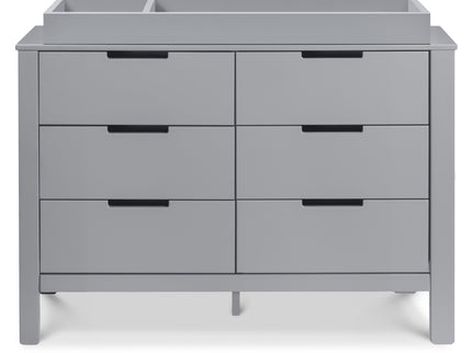 F11926G,Carter's,Colby 6-Drawer Double Dresser in Grey Finish