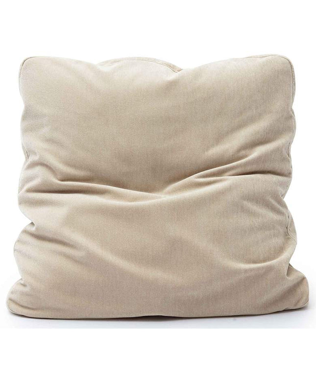 Tipsy Taupe Fabric 20" Square Floppy Pillow