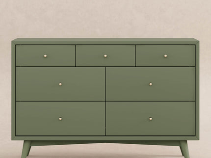 M15916OL,Palma 7-Drawer Double Dresser  Assembled in Olive