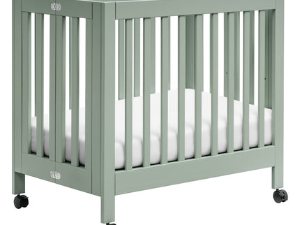 M6698LS,Babyletto,Origami Mini Crib in Light Sage