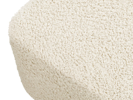 M26385ATLB,Babyletto,Kiwi Gliding Ottoman in Almond Teddy Loop w/ Light Wood Base