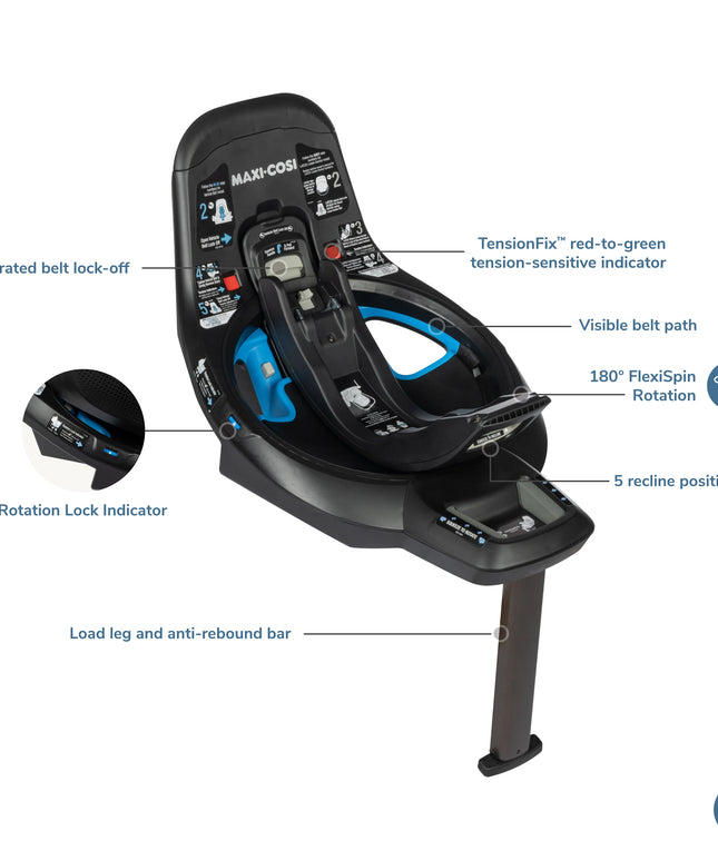 Peri™ 180° Rotating Infant Car Seat Base