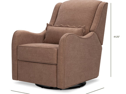 M27787PREB,Namesake,Devon Recliner and Swivel Glider in Performance Dusty Rose Eco-Basketweave