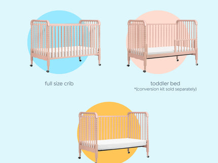 M7391BL,DaVinci,Jenny Lind Stationary Crib in Blush Pink Finish