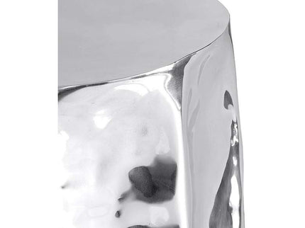 TOV Forma 15 1/4" Wide Modern Polished Chrome Side Table