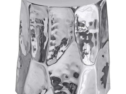 TOV Forma 15 1/4" Wide Modern Polished Chrome Side Table