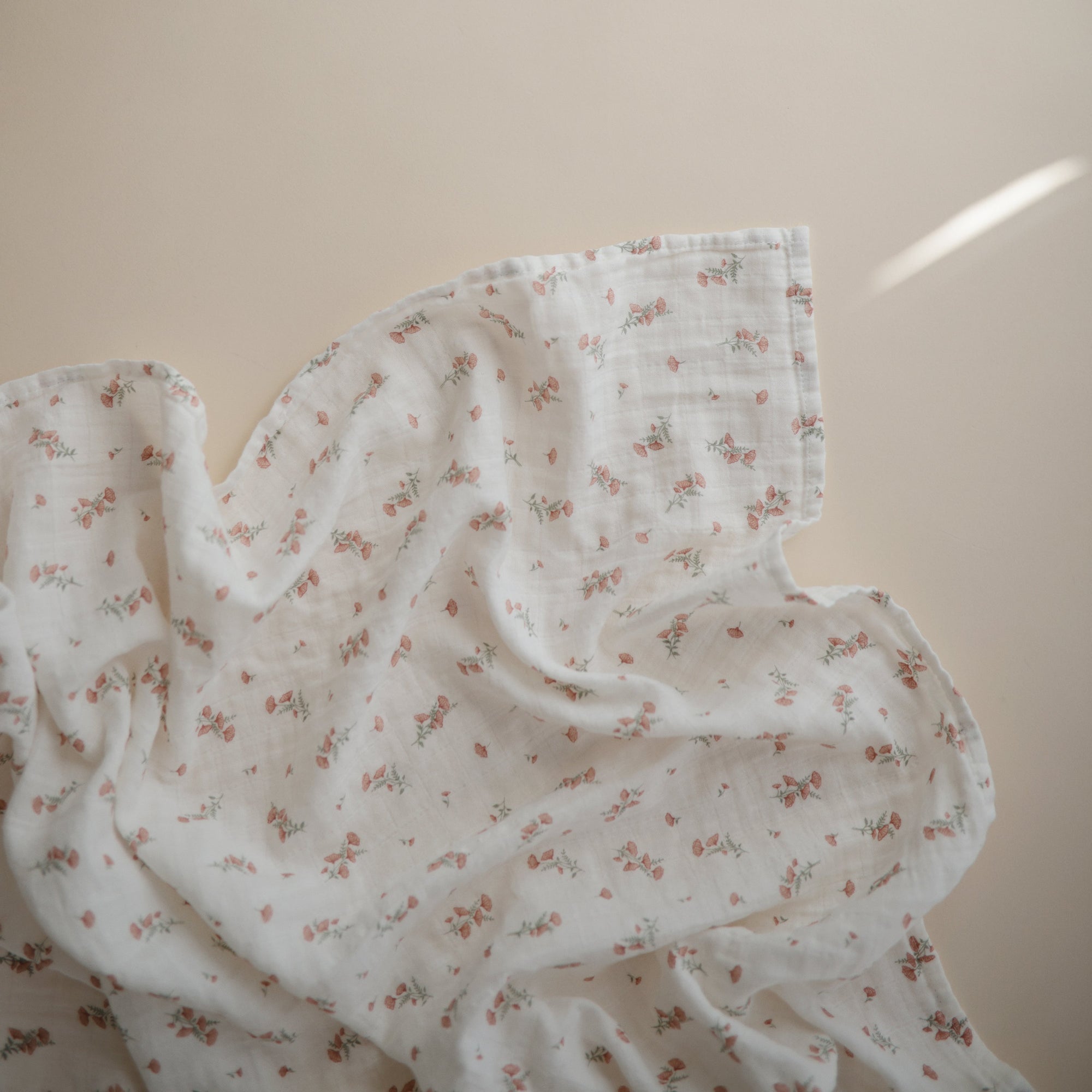 MS-238, Organic Cotton Muslin Swaddle Blanket
