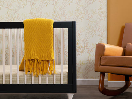 M9001BNX,Babyletto,Lolly 3-in-1 Convertible Crib w/Toddler Bed Conversion in Black/WashedNatural