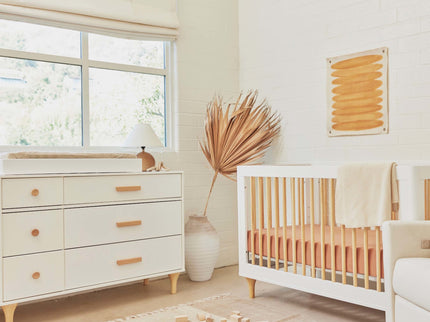 M9016WN,Babyletto,Lolly 6-Drawer Double Dresser  Assembled in White/Natural