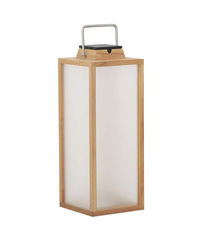 Tradition 25 1/2" High Teak Wood LED Solar Outdoor Lantern