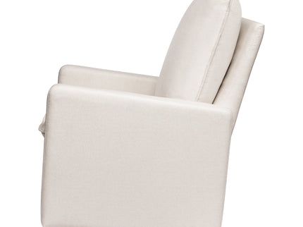 M20987PCMEW,Babyletto,Cali Pillowback Swivel Glider in Performance Cream Eco-Weave