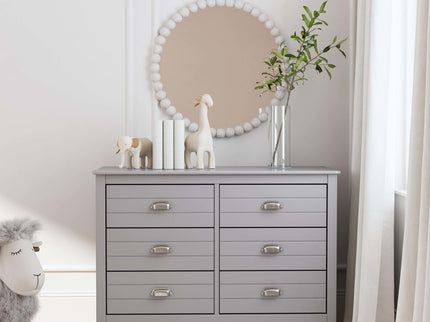 F16906G,Carter's,Nolan 6-Drawer Double Dresser in Grey