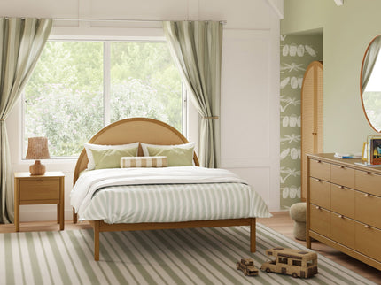 M25996HYNC,Babyletto Kids,Bondi Cane Full Bed in Honey