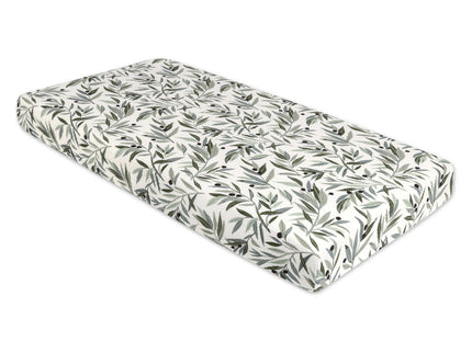 T28235,Babyletto,Olive Branches Muslin Crib Sheet in GOTS Certified Organic Cotton