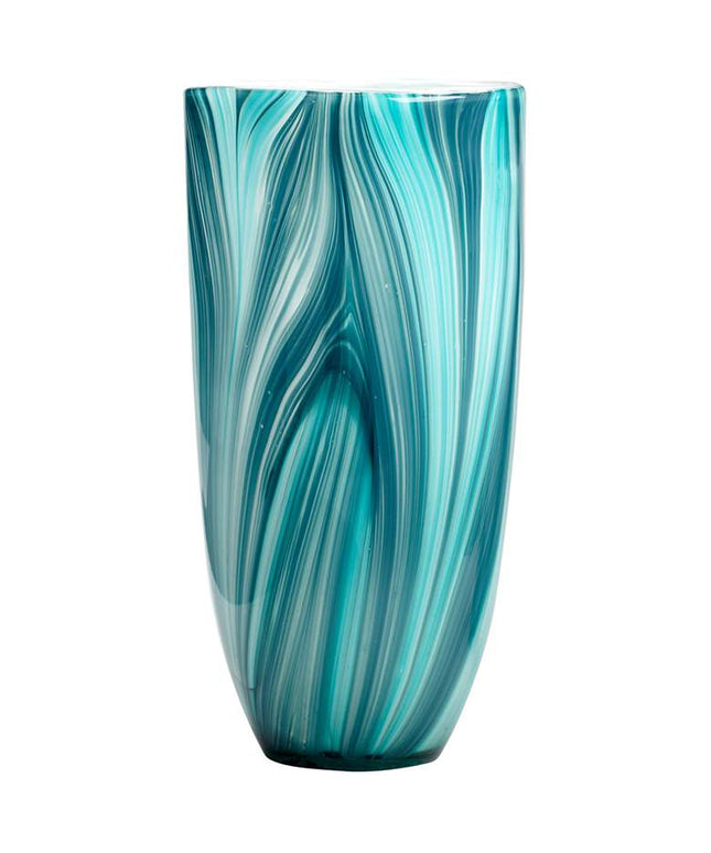 Turin 12" High Large Modern Glass Vase