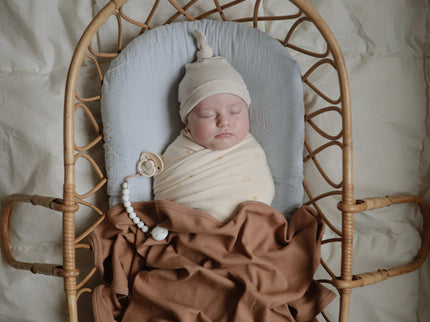 Mushie Silicone Pacifier Clip | Hera