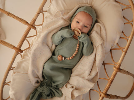 Mushie Silicone Pacifier Clip | Hera