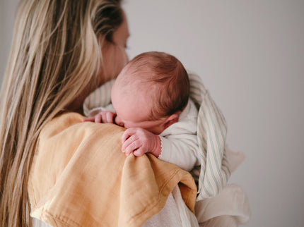 MBC-204, Organic Cotton Muslin Burp Cloth 2-Pack