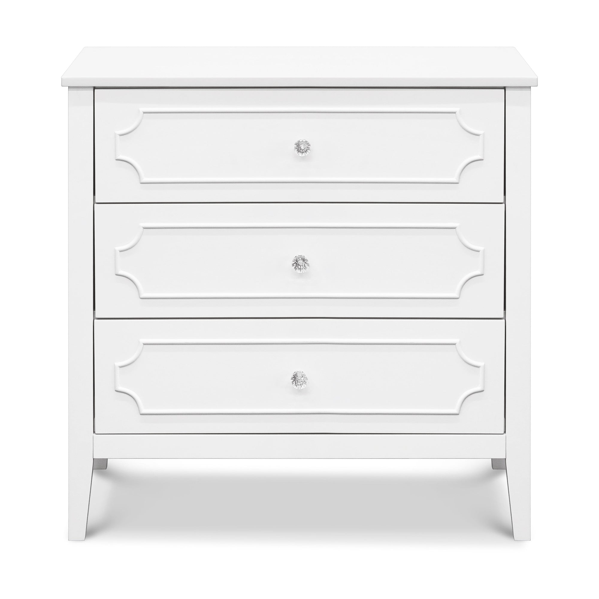 M11423W,DaVinci,Chloe Regency 3-Drawer Dresser in White