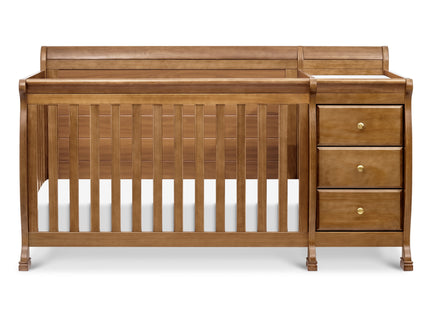 M5582CT,DaVinci,Kalani 4-in-1 Convertible Crib & Changer in Chestnut