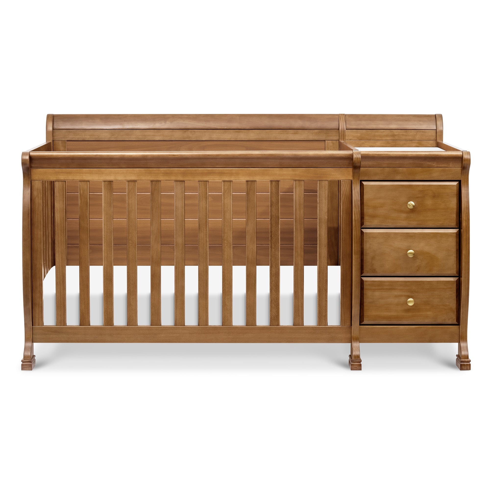 M5582CT,DaVinci,Kalani 4-in-1 Convertible Crib & Changer in Chestnut