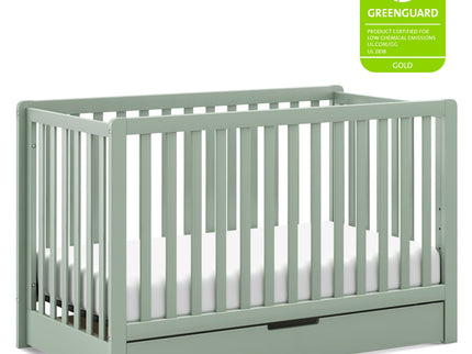 F11951LS,Carter's,Colby 4-in-1 Convertible Crib w/ Trundle Drawer in Light Sage