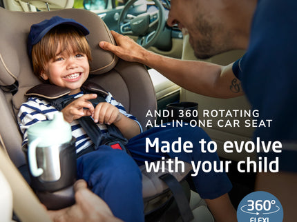 Andi 360° Rotating All-in-One Convertible Car Seat
