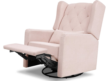 M22487PBPEW,DaVinci,Everly Recliner in Performance Pale Blush Pink Eco-Weave