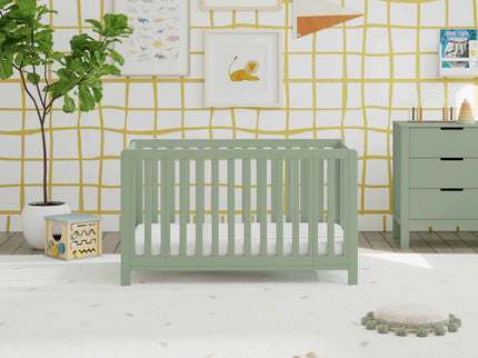 F11980LS,Carter's,Colby GROW 6-in-1 Convertible Bassinet to Crib in Light Sage