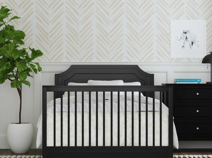 M11441E,DaVinci,Chloe Regency 4-in-1 Convertible Crib in Ebony