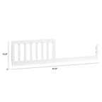 M3099W,The MDB Family,Toddler Bed Conversion Kit in White Finish