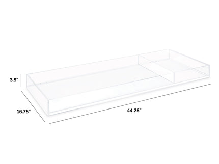 NW25419CK,Nursery Works,Acrylic Changing Tray in Clear Acrylic
