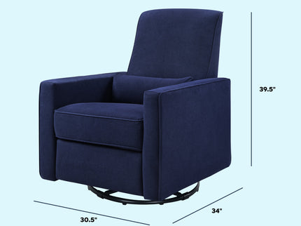 M10887NN,DaVinci,Piper Recliner in Navy