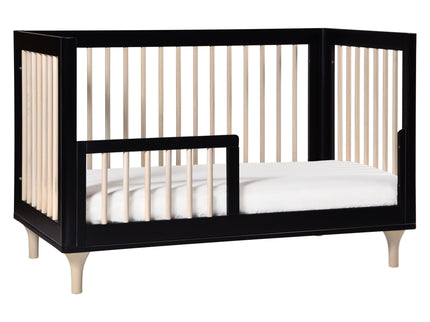 M9001BNX,Babyletto,Lolly 3-in-1 Convertible Crib w/Toddler Bed Conversion in Black/WashedNatural
