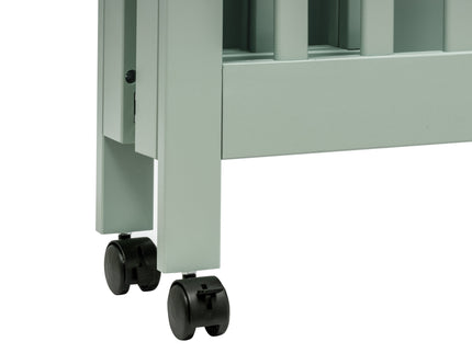 M6698LS,Babyletto,Origami Mini Crib in Light Sage