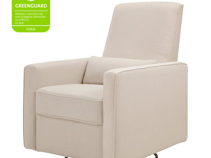 M10887CM,DaVinci,Piper Recliner in Cream Finish w/Cream Piping