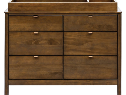 M25616NL,Babyletto,Bondi 6-Drawer Assembled Dresser in Natural Walnut
