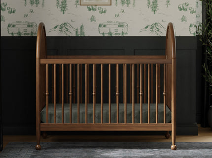 M31401NL,Namesake,Alouette 3-in-1 Convertible Spindle Crib in Natural Walnut