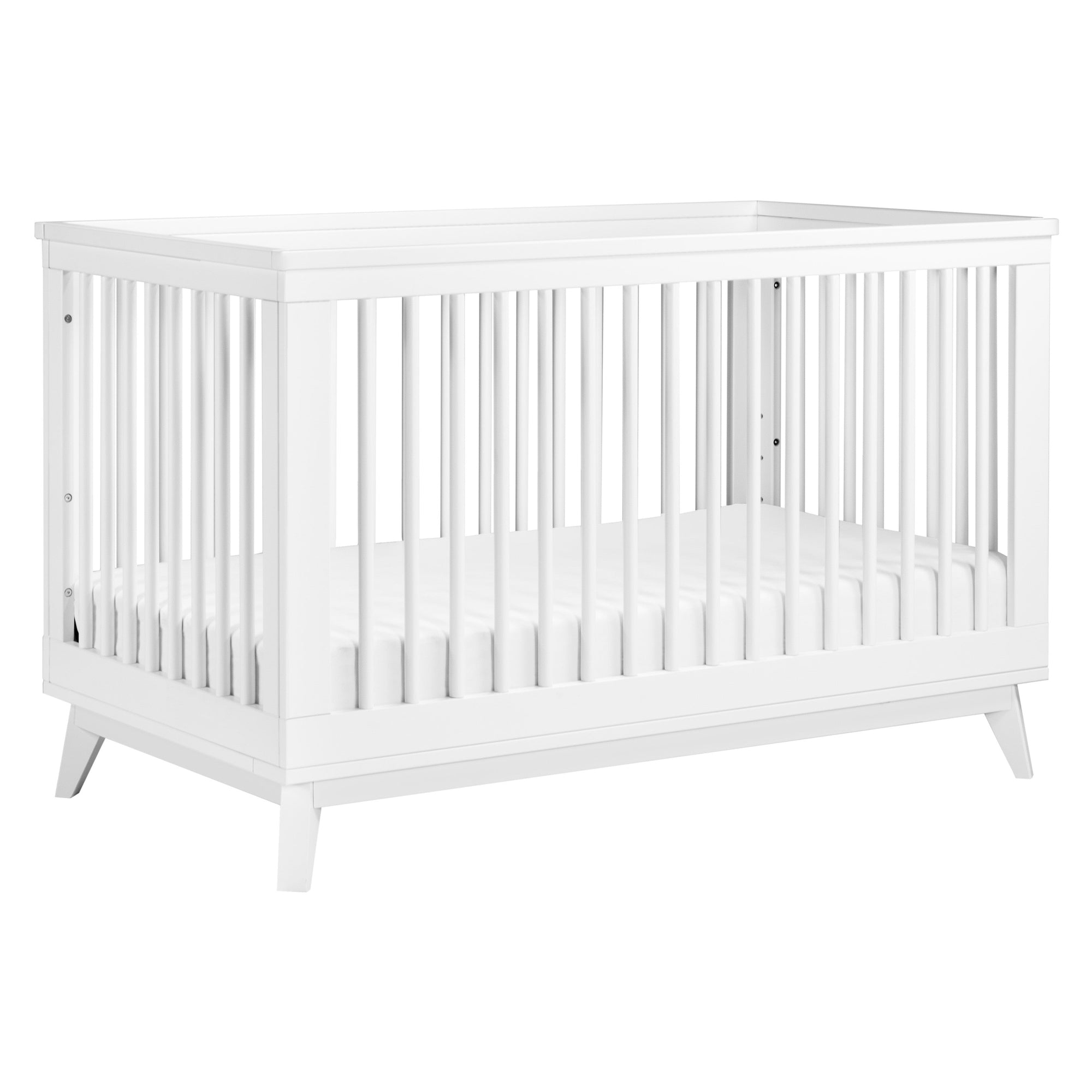 M5801W,Babyletto,Scoot 3-in-1 Convertible Crib w/Toddler Bed Conversion Kit in White