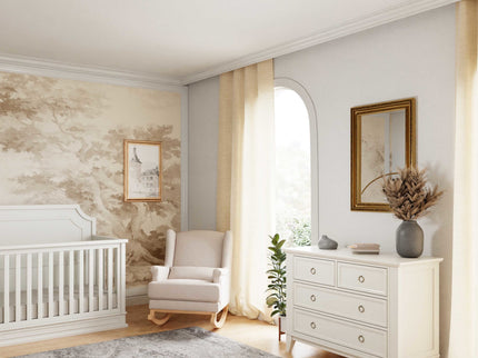 M10716RW,Namesake,Emma Regency 4-Drawer Dresser in Warm White