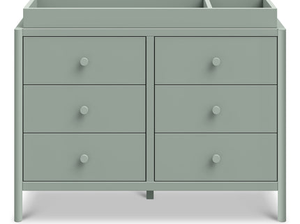 M25126LS,DaVinci,Birdie 6-Drawer Dresser in Light Sage
